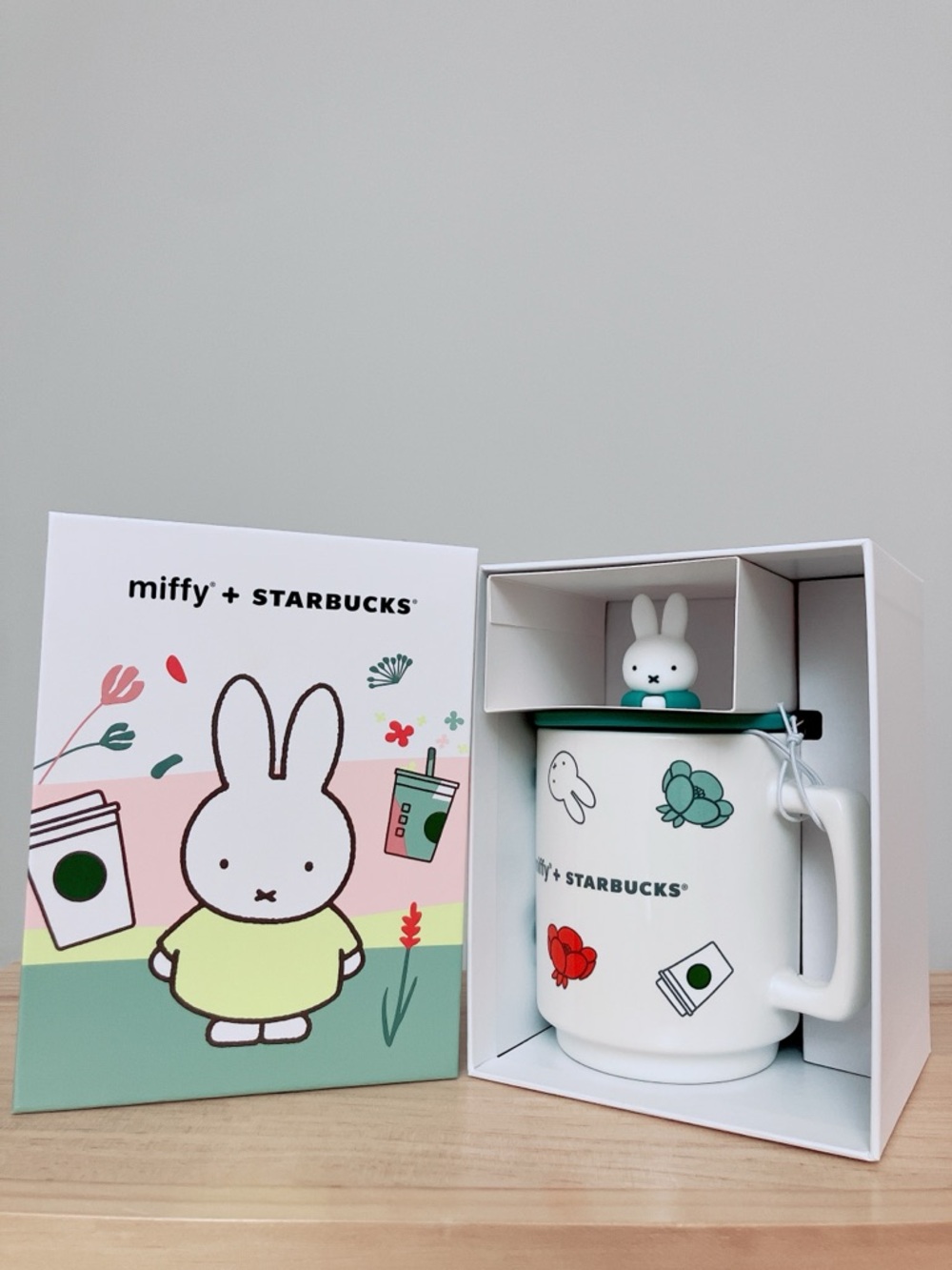 Miffy + Starbucks Ceramic Mug with Figure Lid